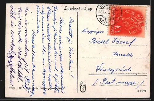 AK Budapest, IV. Károly király laktnaya, Föbejárat