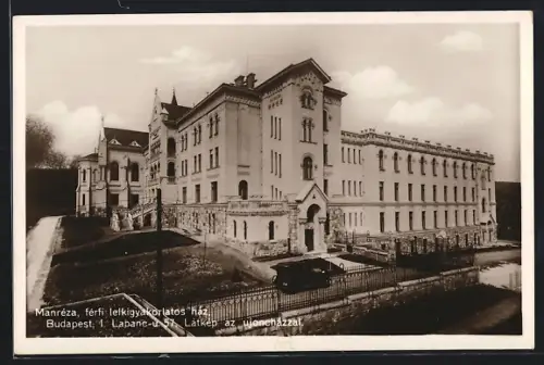 AK Budapest, Manréza, férfi lelkigyakorlatos ház, Labane-u. 57, Látkep az ujoncházzal