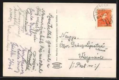 AK Budapest, Manréza, férfi lelkigyakorlatos ház, Labane-u. 57, Látkep az ujoncházzal