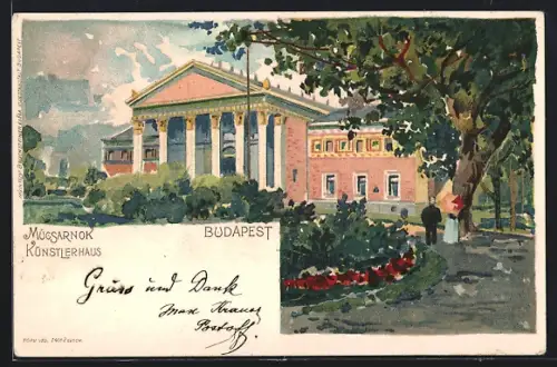 Künstler-AK Budapest, Künstlerhaus