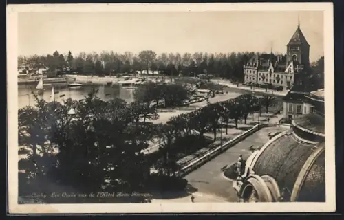 AK Ouchy, Les Quais vue de l`Hotel Beau-Rivage