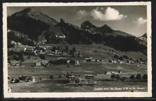 AK Leysin, Leysin avec les Tours d`Ay et de Mayen