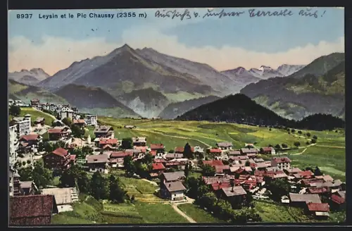 AK Leysin, Leysin et le Pic Chaussy