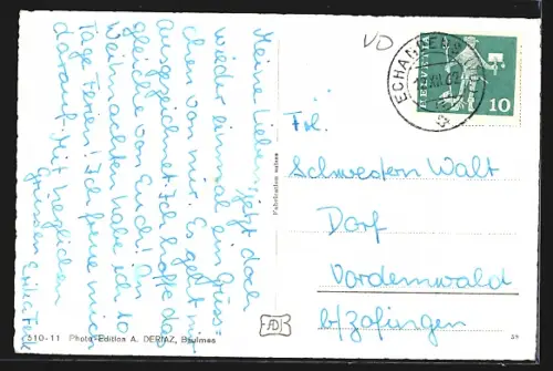 AK Denges, Vue aerienne