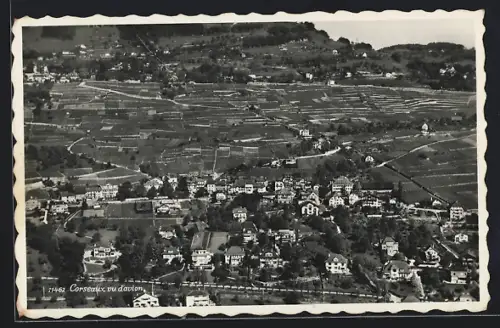 AK Corseaux, Vue d`avion