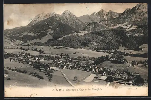 AK Chateau d`Oex, Chateau d`Oex et la Gumfluh