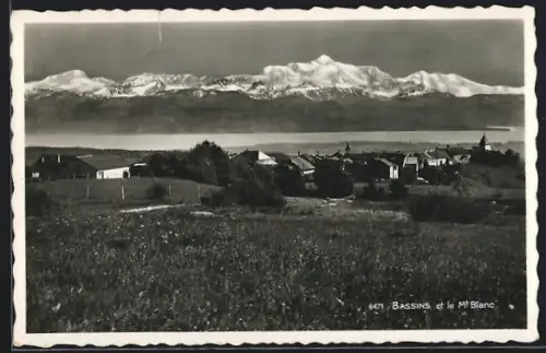 AK Bassins, Bassins et le Mt. Blanc