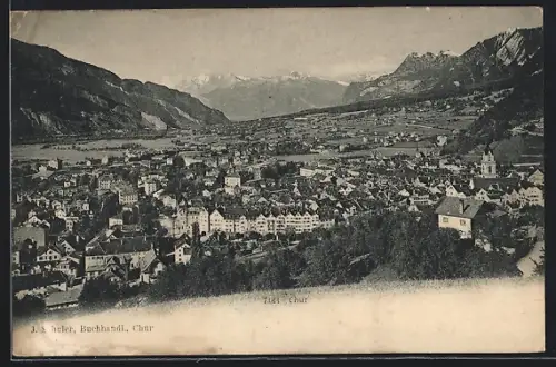AK Chur, Blick auf die Stadt
