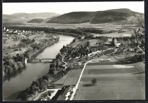 AK Kaiserstuhl, Ortsansicht, Fliegeraufnahme