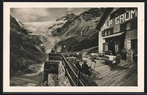 AK Alp Grüm, Hotel-Restaurant Belvédére
