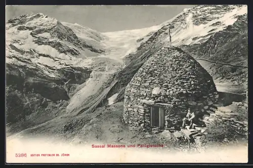 AK Sassal Massone, Rastplatz und Palügletscher