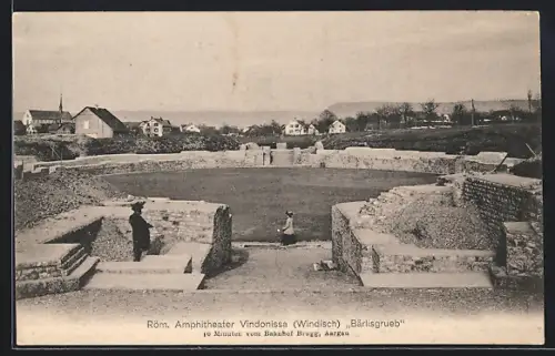 AK Brugg, Röm. Amphitheater Vindonissa Bärlisgrueb