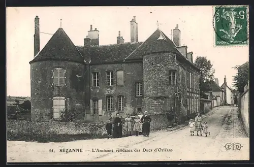 AK Sézanne, L`Ancienne residence des Ducs d`Orléans