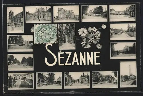 AK Sézanne, Strassenpartien, Fabrik, Gebäude