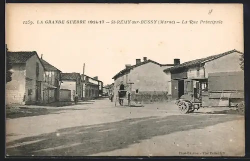 AK St-Rémy-sur-Bussy, La Rue Principale