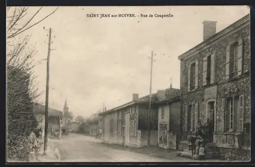 AK Saint-Jean-sur-Moivre, Rue de Coupéville