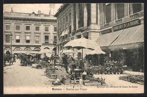 AK Reims, Marché aux Fleurs