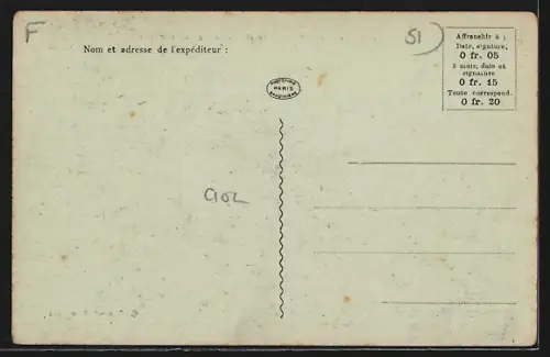 AK Savigny-sur-Ardre, Route de la Vallée Savigny