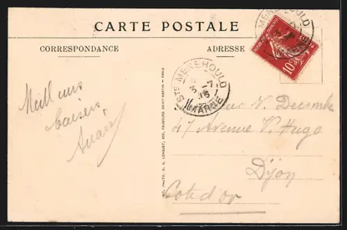 AK Sainte-Menehould, Ravitaillement en Gare