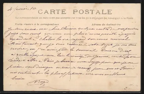 AK Juvigny, Rue principale du Village, inondations avec voiture surprise par l`eau