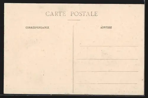 AK Cuperly, Ferme hippique, Le Chalet Charles Craste avec chevaux et personnel