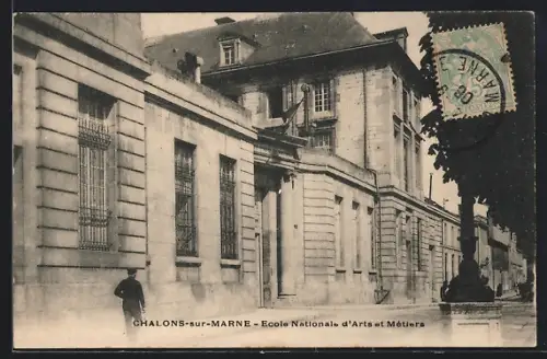 AK Châlons-sur-Marne, École Nationale d`Arts et Métiers