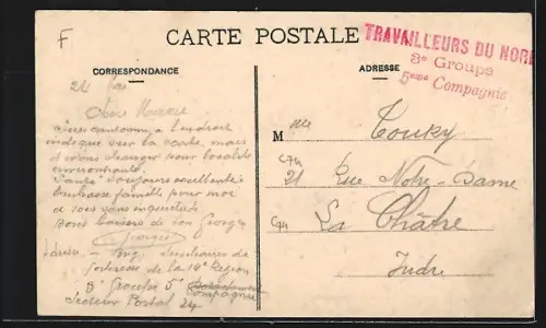 AK Givry-en-Argonne, Grand`Rue animée avec calèches et passants