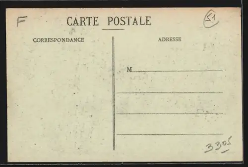AK Damery, Rue de Venteuil avec des maisons anciennes et une rue calme