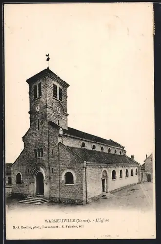 AK Warmeriville /Marne, L`Église