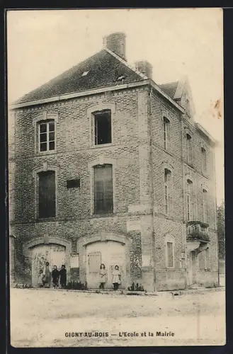 AK Gigny-au-Bois, L`École et la Mairie