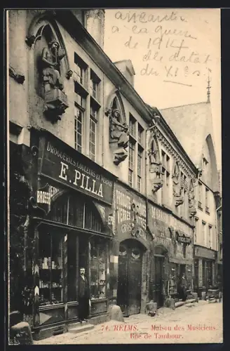AK Reims, Maison des Musiciens, Rue de Tambour