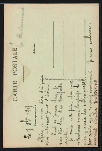 AK St-Martin-sur-le-Pré, L`Église et habitants devant l`entrée