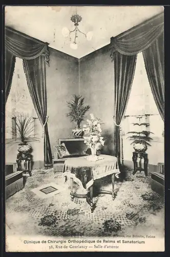 AK Reims, Salle d`attente de la Clinique de Chirurgie Orthopédique et Sanatorium, 38 Rue de Courlancy