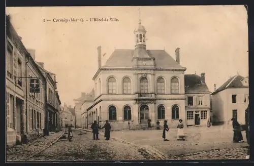 AK Cormicy /Marne, L`Hôtel-de-Ville