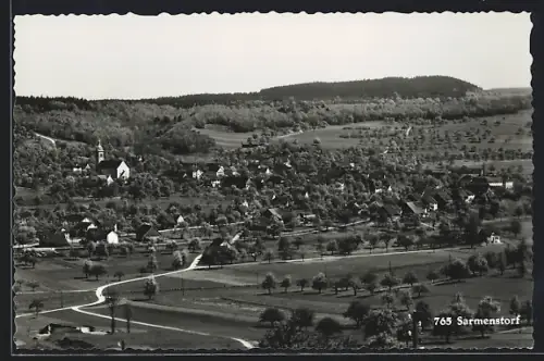 AK Sarmenstorf, Panorama mit Kirche