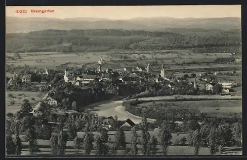AK Bremgarten /AG, Teilansicht mit Fluss