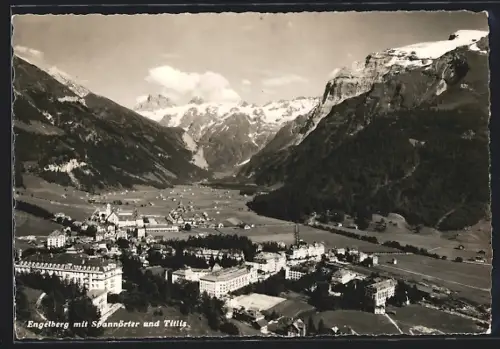 AK Engelberg, Teilansicht mit Spannörter und Titlis