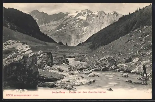 AK Innertkirchen, Joch-Pass, Partie bei den Genthalhütten