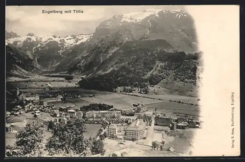 AK Engelberg, Ansicht mit Titlis