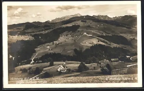 AK Hemberg, Ortspartie gegen Hochalp-Säntis
