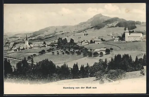 AK Hemberg, Teilansicht von der Matt aus