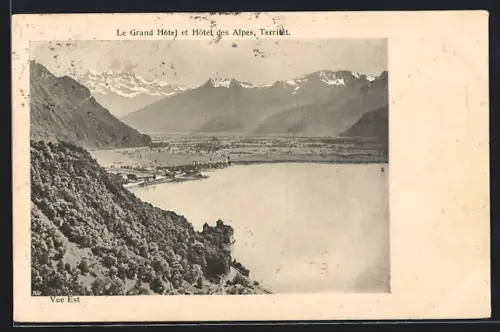 AK Territet, Le Grand Hôtel et Hôtel des Alpes