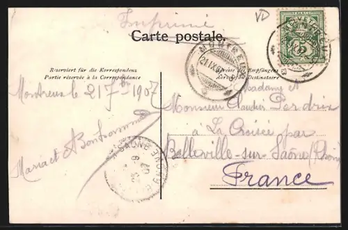 AK Montreux, Vue générale