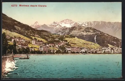 AK Montreux, Panorama depuis Clarens