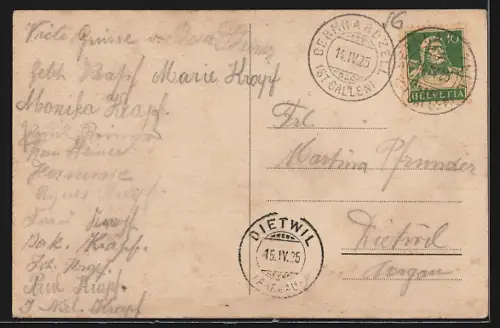 AK Bernhardzell, Inneres der Kirche