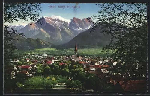 AK Ragaz, Teilansicht mit Falknis