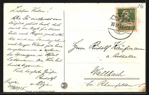 AK Ragaz, Teilansicht mit Falknis