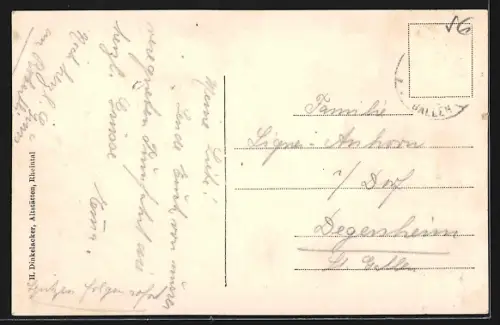 AK Altstätten /Rheintal, Teilansicht mit Kirche