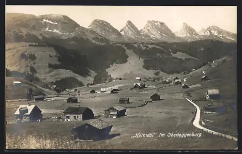 AK Obertoggenburg, Heimetli, Panorama