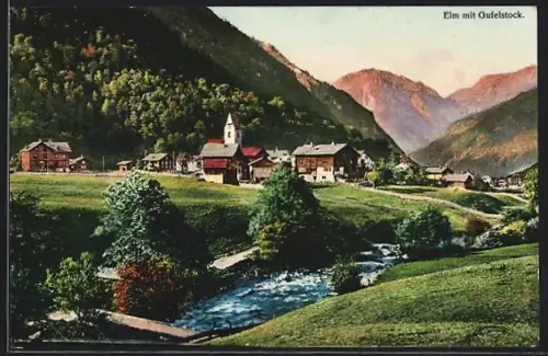 AK Elm, Ortsansicht mit Gufelstock